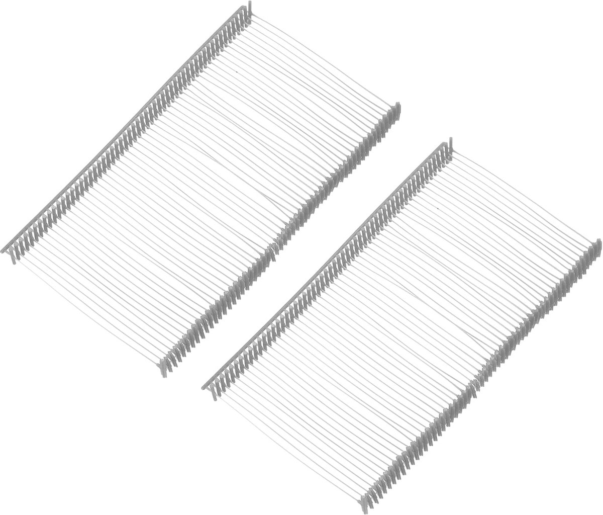 Heftdraden voor etiketteerpistool, standaard 1500 stuks, 50 mm kunststof labelpins voor textiel, karton etiketten, kleding etikettering, grijs