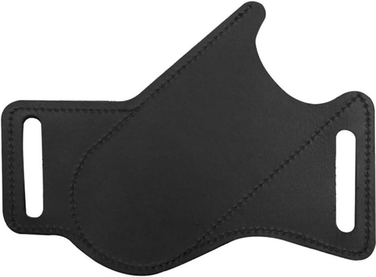 EDC-lederen messenhoes, zakmeshoes met riemlus voor kamperen, wandelen, bergbeklimmen, outdoor-avonturen