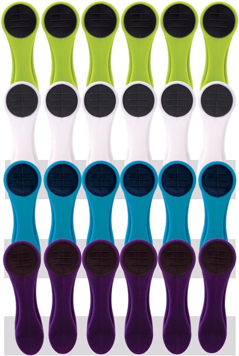 Wasknijpers, wasknijpers met spiraalveren, soft grip, softgrip, softtouche, blauw, groen, paars, wit, antraciet