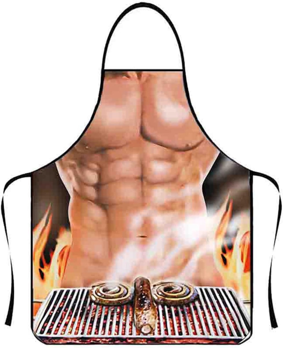 1 x schort voor heren, grappig kookschort, grappig kookschort, sexy en grappig cadeau voor vriend of echtgenoot
