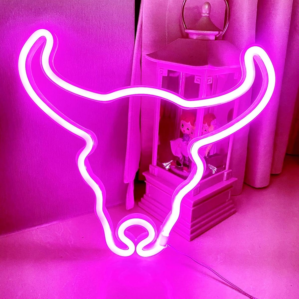 Neon bord voor wanddecoratie Neon Koe LED bord batterij of USB-aangedreven Neon nachtlichten lichtgevende Koe decoratieborden voor slaapkamer woonkamer studentenkamer bar bartafel