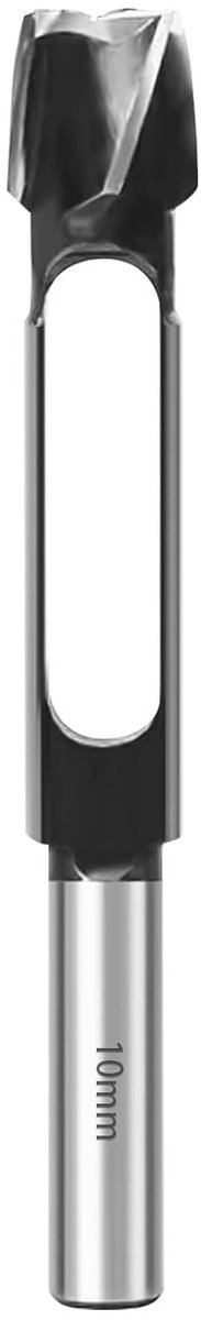 tapboor voor timmermanswerk, 8 mm, 10 mm, 12 mm, 15 mm, 20 mm, 25 mm, 30 mm, 35 mm, 40 mm, houtdeuvelsnijder tapboor, kurkboor, diepe pluggensnijder (10 mm)