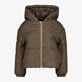 TwoDay meisjes winterjas met capuchon bruin - Maat 128