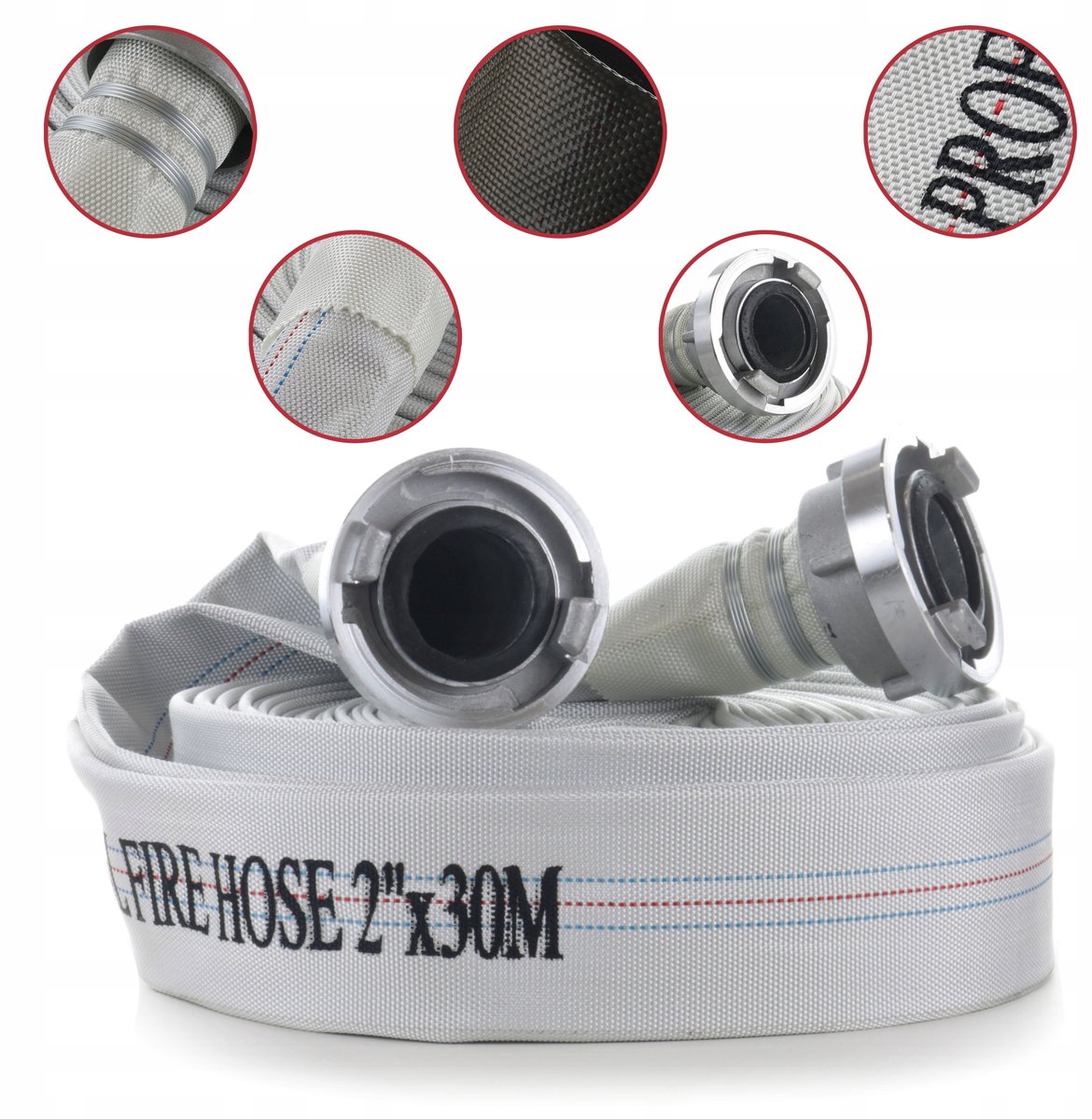 Brandweerslang 2" 52mm 30m STORZ - Professionele Kwaliteit