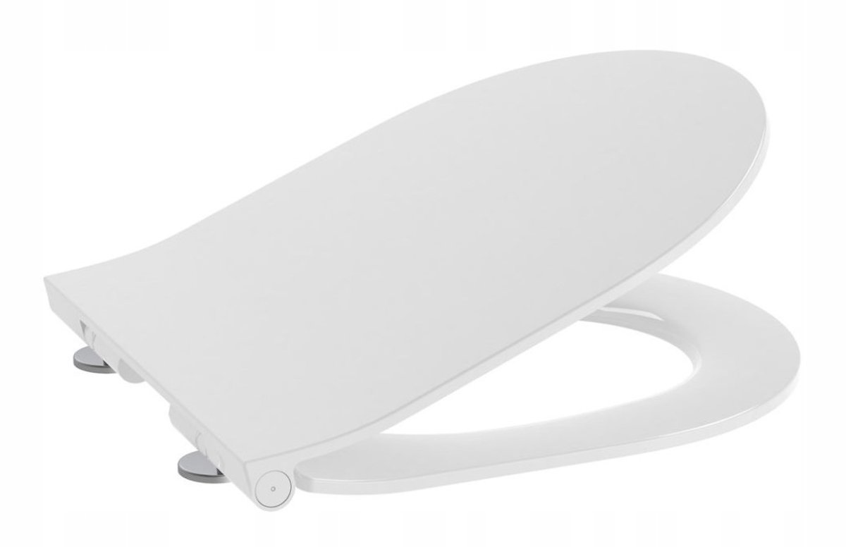 Merkloze toiletbril, Wit, Duroplast, Softclose & EasyFix