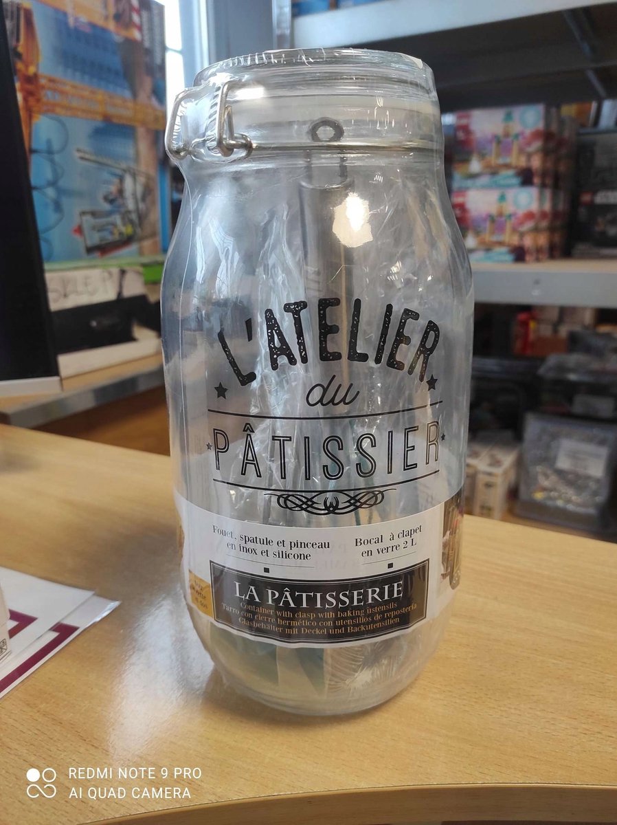 Glazen Pot met bakgerei (2L)