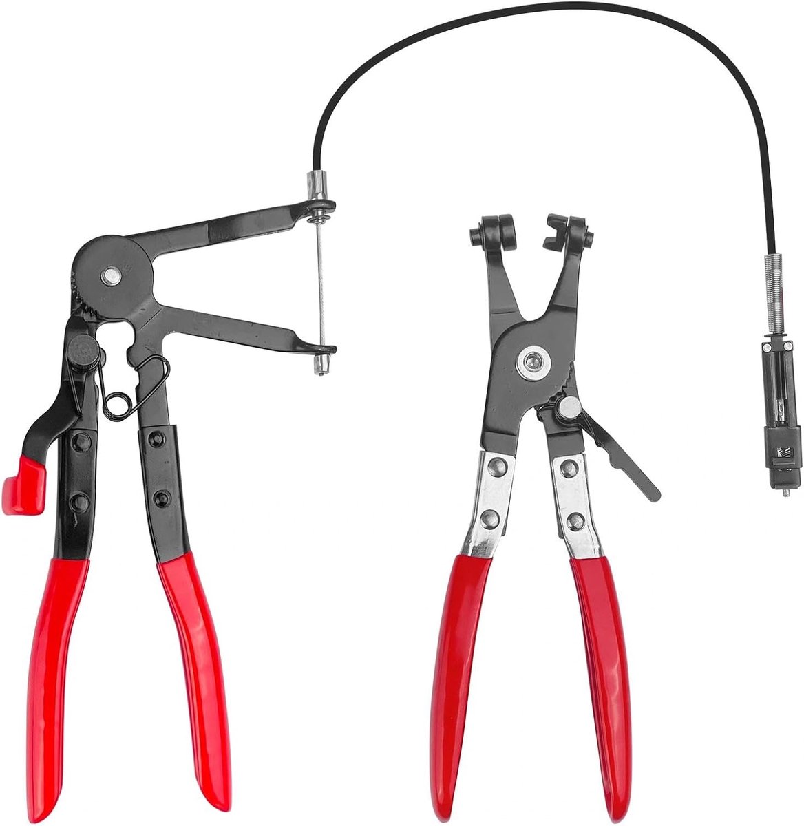 Slangklemtang set van 2 - staal met pvc-handvat - ergonomisch ontwerp - ideaal voor autoreparatie - SnelShoppen