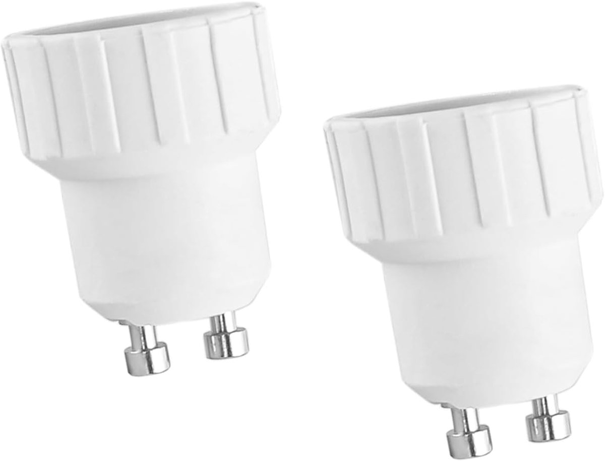 GU10 naar E14 Lamp Socket Converter - 2-Pack - Eenvoudige installatie - Veilig gebruik voor hallen - SnelShoppen