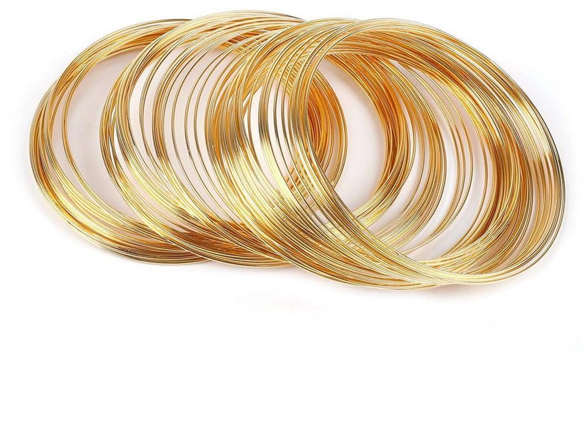 Memory Wire Armbanden - Draad voor Sieraden - Sieraden Maken - Roestvrij Staal - 06 mm dik - Zilverkleurig