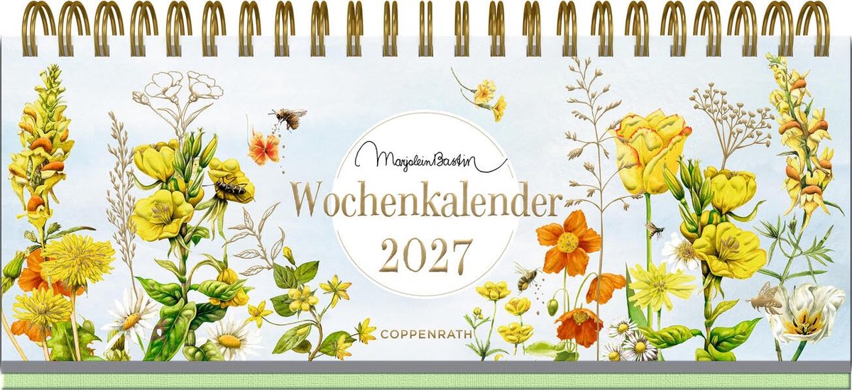 Wochenkalender 2027 - geel - weekindeling - ideaal voor planning - SnelShoppen