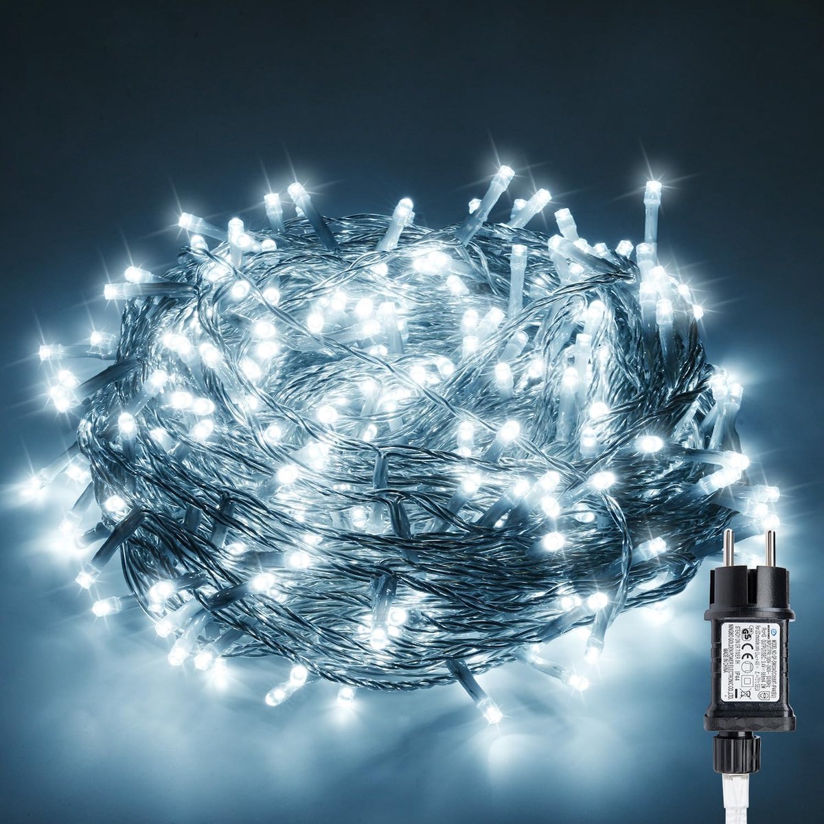 Sfeerverlichting 30m 300 LED - Koudwitte verlichting - Waterdicht - Voor buiten en binnen gebruik - SnelShoppen