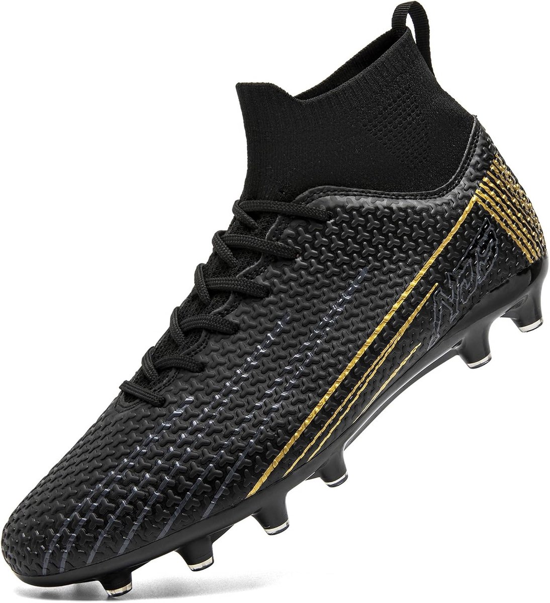 Voetbalschoenen voor heren en dames - hoge top - noppen voor natuurgras en kunstgras - ideaal voor training - SnelShoppen