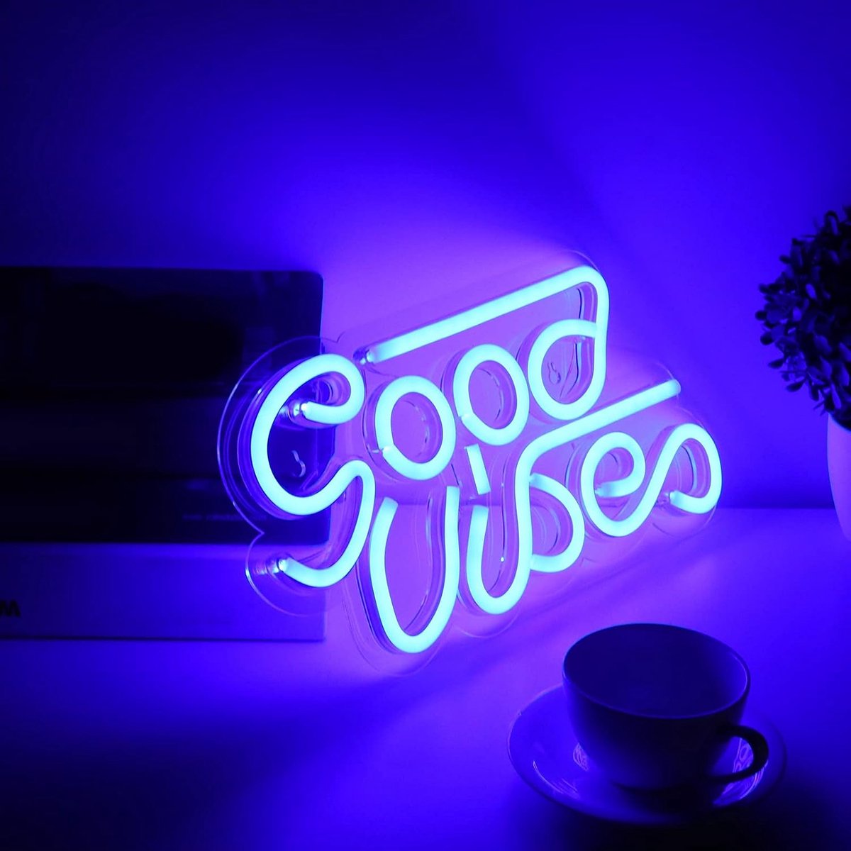 Neon lichtsignaal - moderne LED neonlamp - USB gevoed - sfeervolle decoratie voor slaapkamer - SnelShoppen