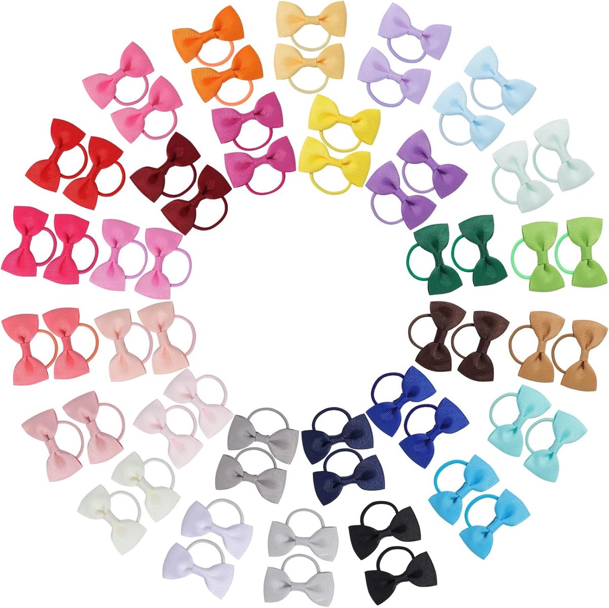 60 Pieces Baby Girl Hair Bows Hair Bows Hair Accessories for Kids Toddlers Little Girls - ShopVlot