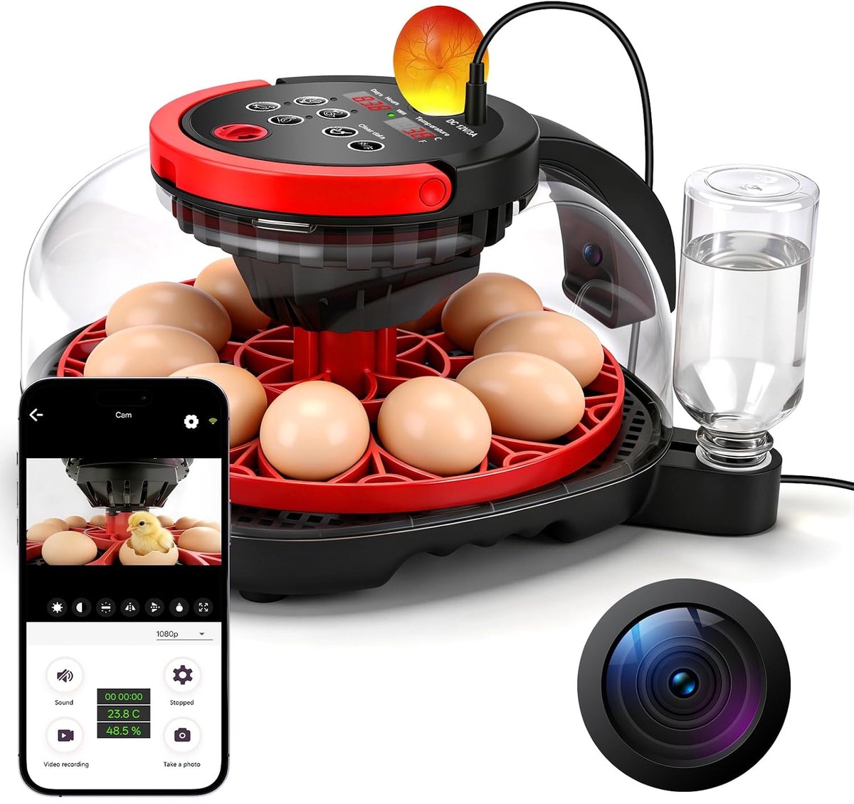 Incubator, fully automatic, egg incubator, automatic turning - ShopVlot