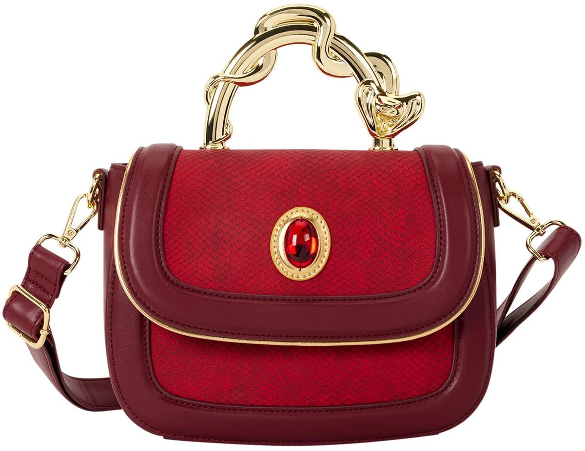 DISNEY PRINCESS JASMINE COBRA LOUNGEFLY CROSSBODY BAG