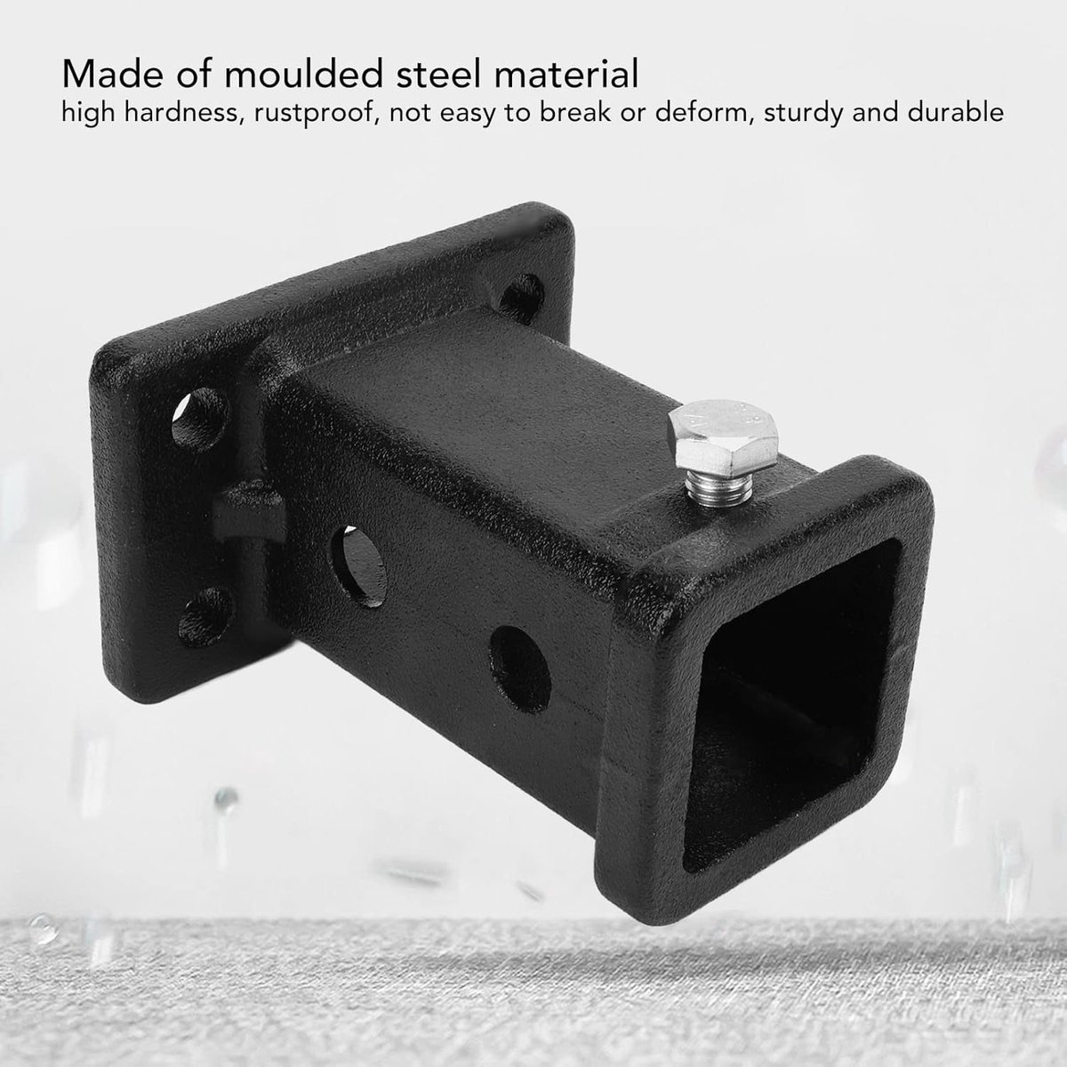 2 Inch Trailer Receiver Tube, Cast Steel Bolts On Receiver Tube, High Hardness Tow Hitch Adapter for Towing with - ShopVlot