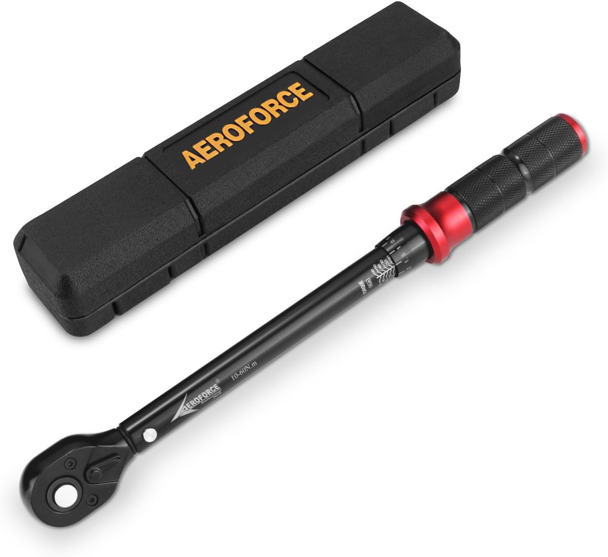 Koppelsleutel 3/8 inch 10-60 Nm - Dubbelzijdige omkeerfunctie - Nauwkeurigheid ± 3% - Perfect voor precisiewerk - ShopVlot