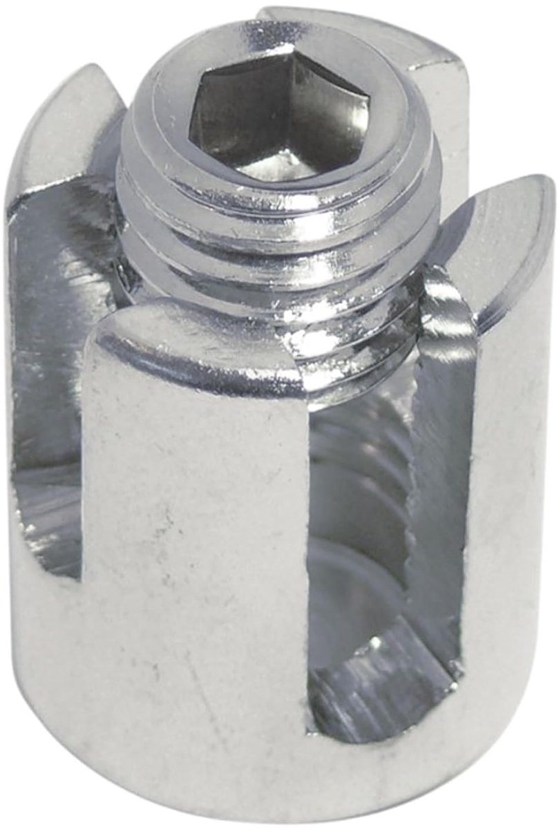 Draadklem 6 mm - roestvrij staal A4 - optimale krachtoverdracht - voor draad t/m 6 mm - ShopVlot