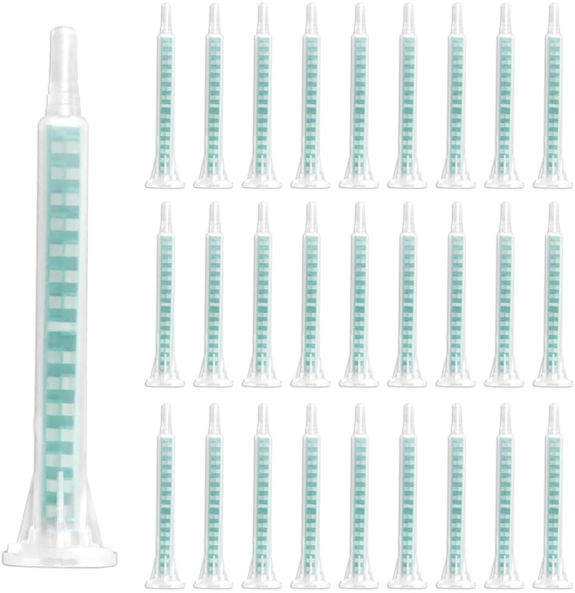 Static mixer 50 stuks - 2-componenten lijm - epoxy mengnozzles - ideaal voor precisie toepassing - ShopVlot