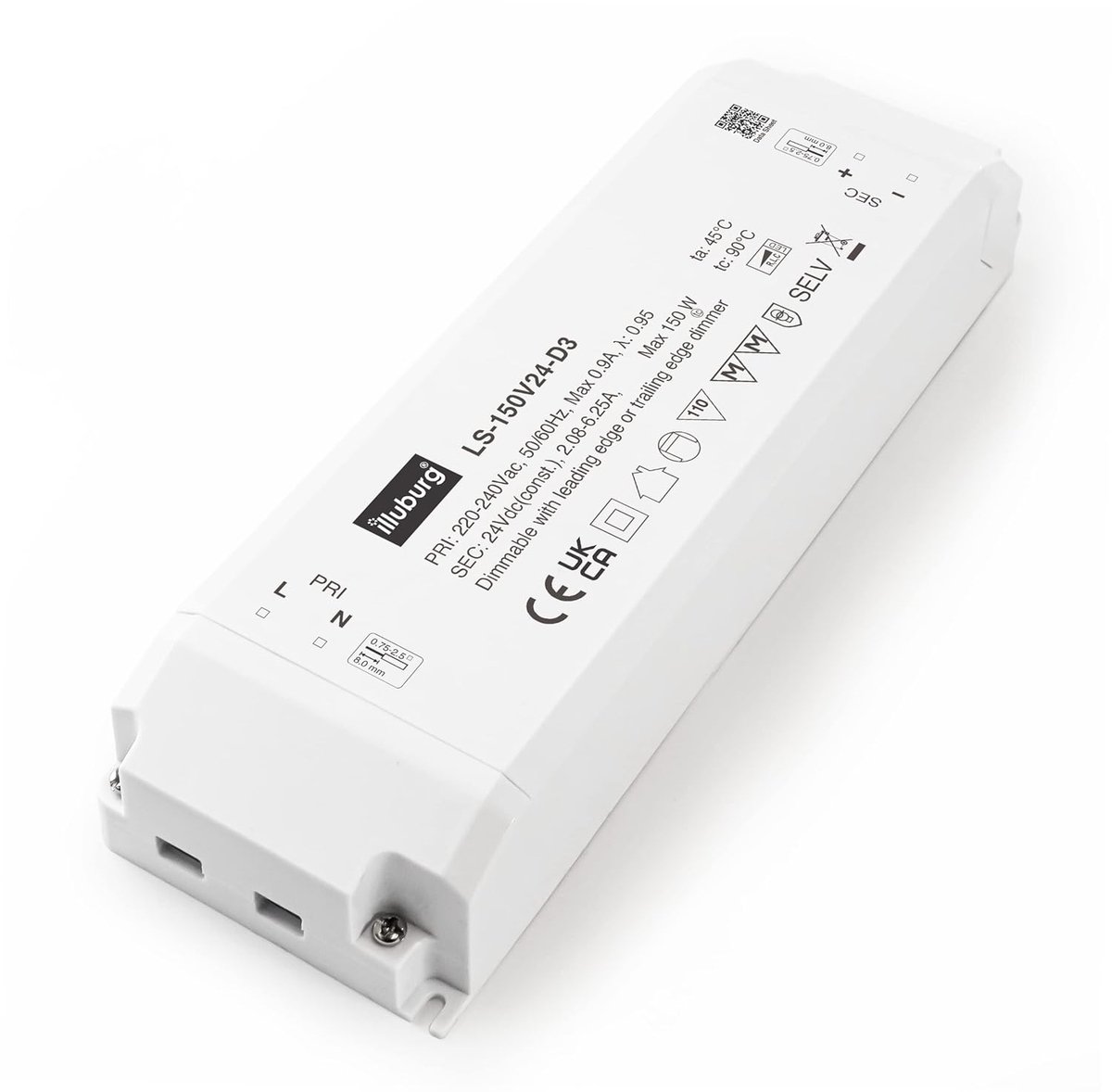 LED transformator 24V dimbaar - Triac 50W-150W - voor LED strip verlichting - eenvoudig aan te sluiten - ShopVlot