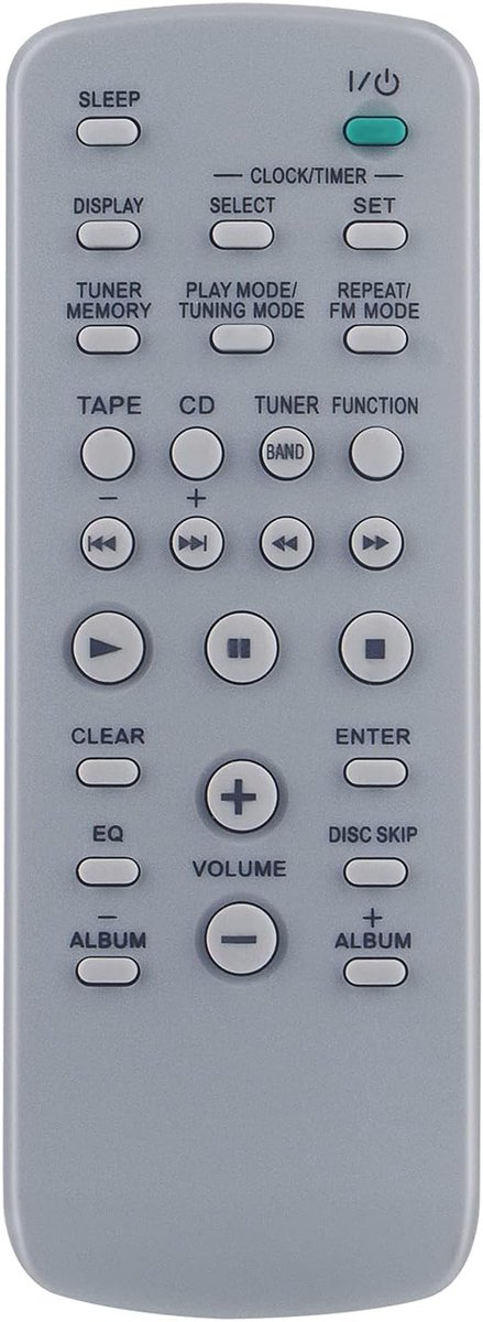 Afstandsbediening RM-SC3 - Vervangend model - Compatibel met Sony audio systemen - Eenvoudig in gebruik - ShopVlot