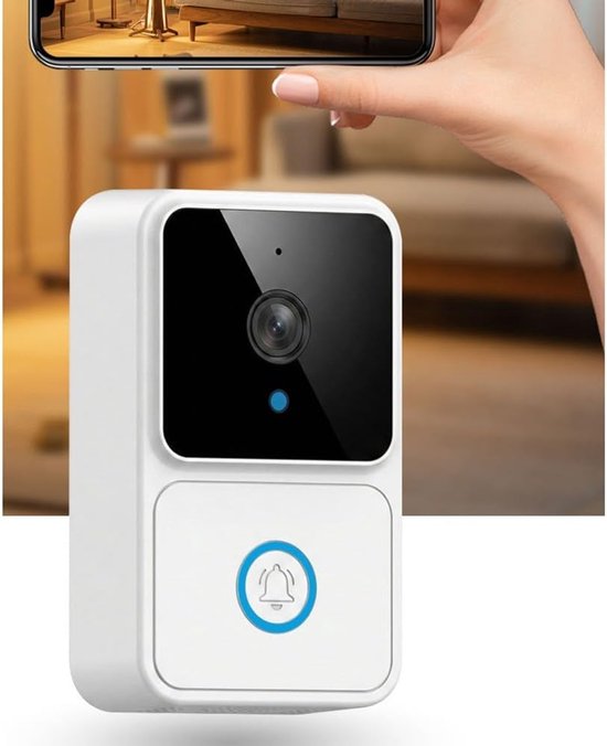 Video Deurbel - Slimme Deurbel Camera - Huisbeveiliging - Twee-weg Audio - Compact Ontwerp - Zwart — afbeelding 5