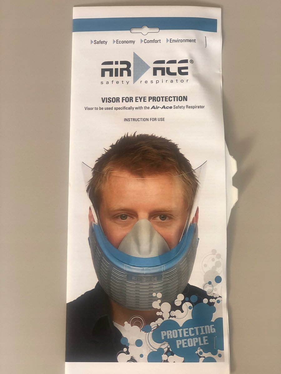 Merkloos Merkloze Gezichtsbescherming Visor - Alleen voor Halve Masker