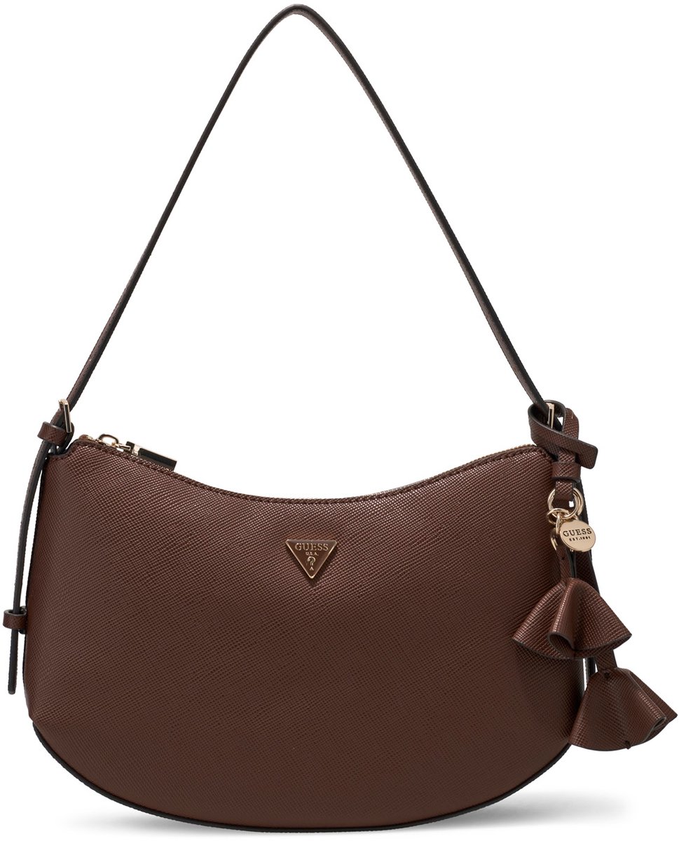 GUESS schoudertas Danielle Shoulder Bag Brown donkerbruin
