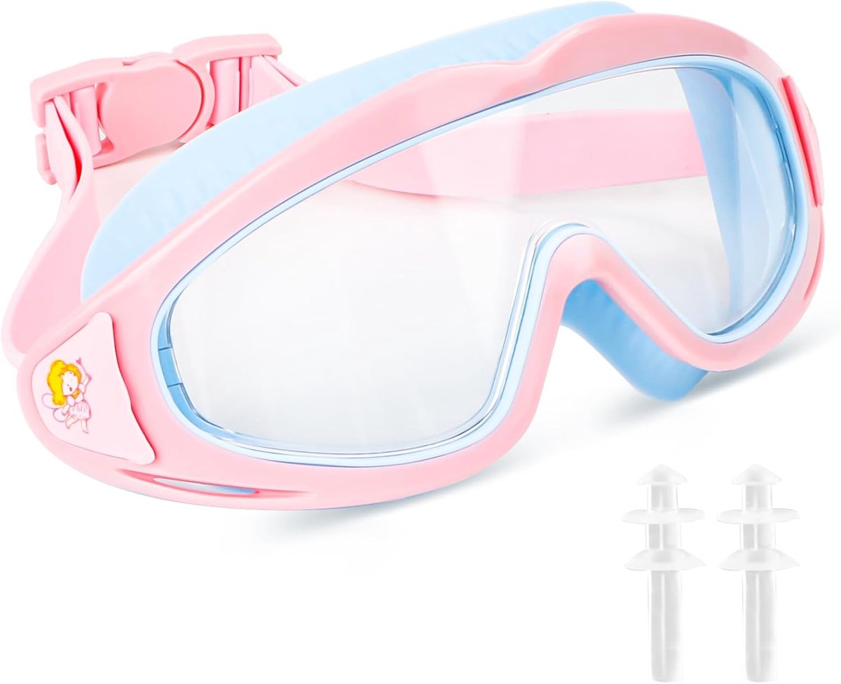 Zwembril voor kinderen - comfortabele pasvorm - anti-fog en UV-bescherming - ideaal voor zwemmen en duiken - ShopVlot
