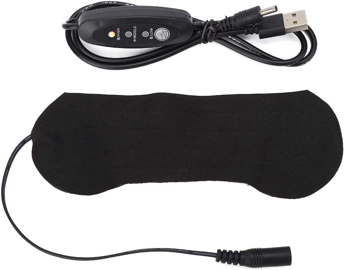 Verwarmd Oogmasker - Draagbaar USB Oogverwarmingskussen - Verzacht droogte en vermoeidheid - ShopVlot