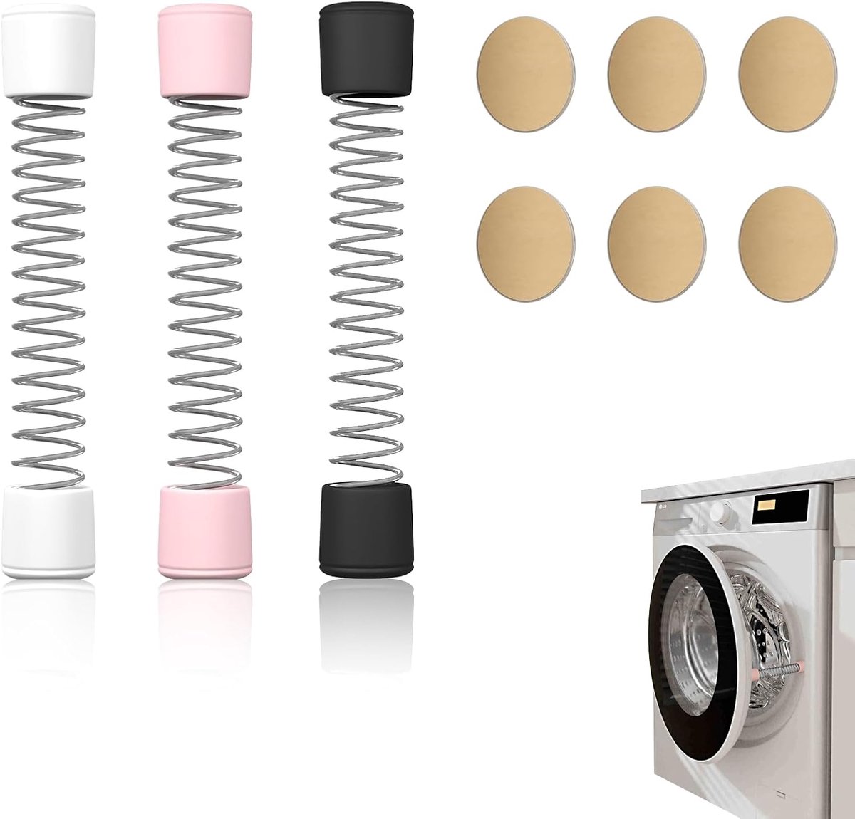 Wasmachine deurhouder - Magnetische ondersteuning - 3 kleuren - Houdt deur open - SnelShoppen