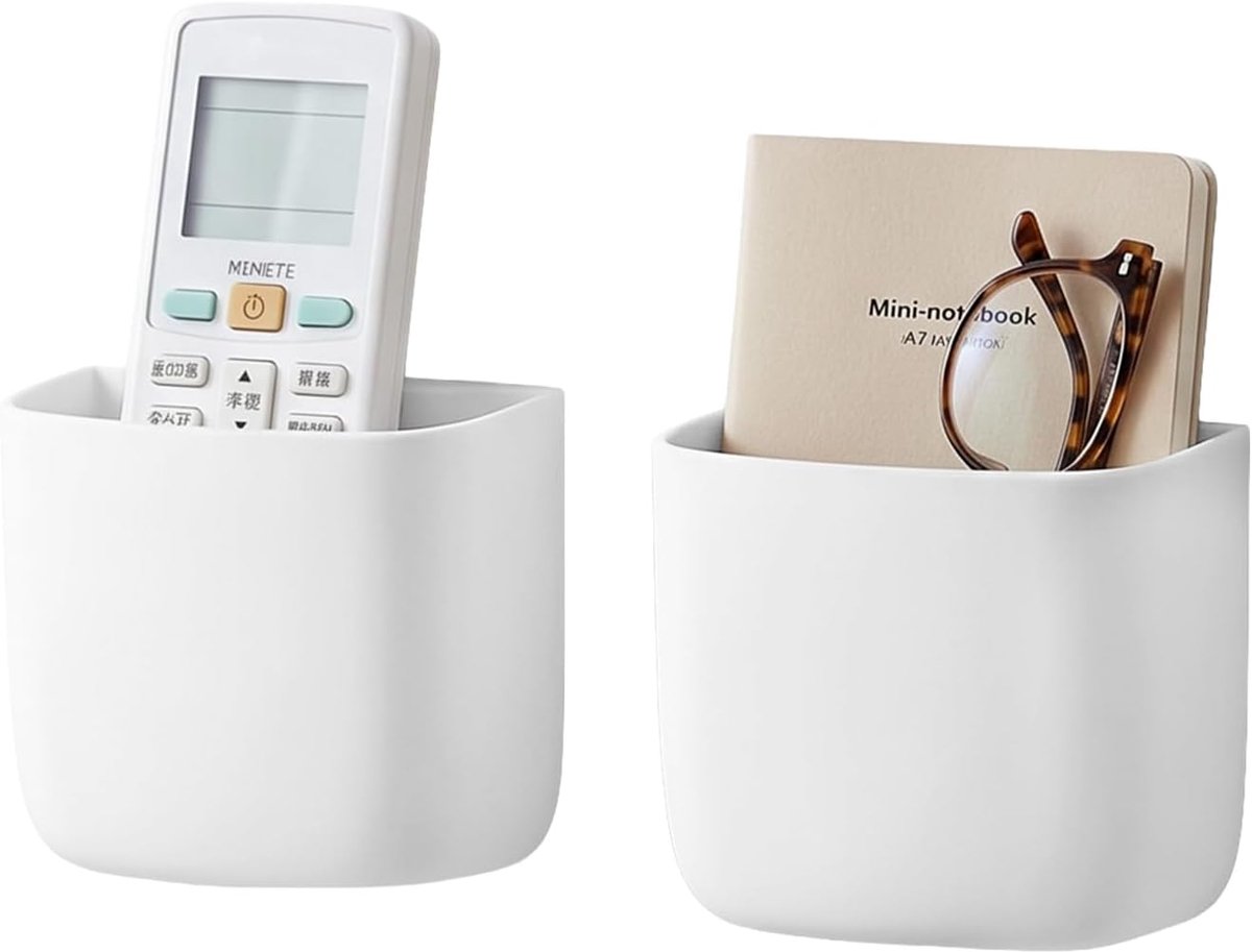 Wandhouder voor afstandsbediening - Set van 2 - Zelfklevend zonder boren - Altijd binnen handbereik - SnelShoppen
