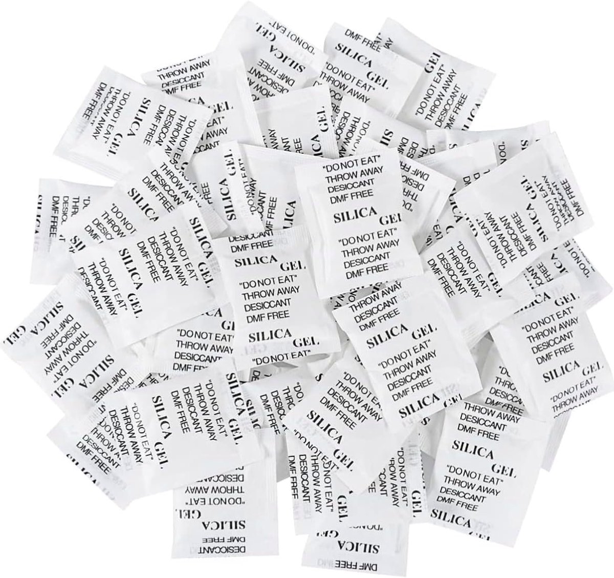 Silica gel desiccant bags 200 x 1g - premium kwaliteit - herbruikbaar - absorbeert vocht en schimmelgeur - SnelShoppen
