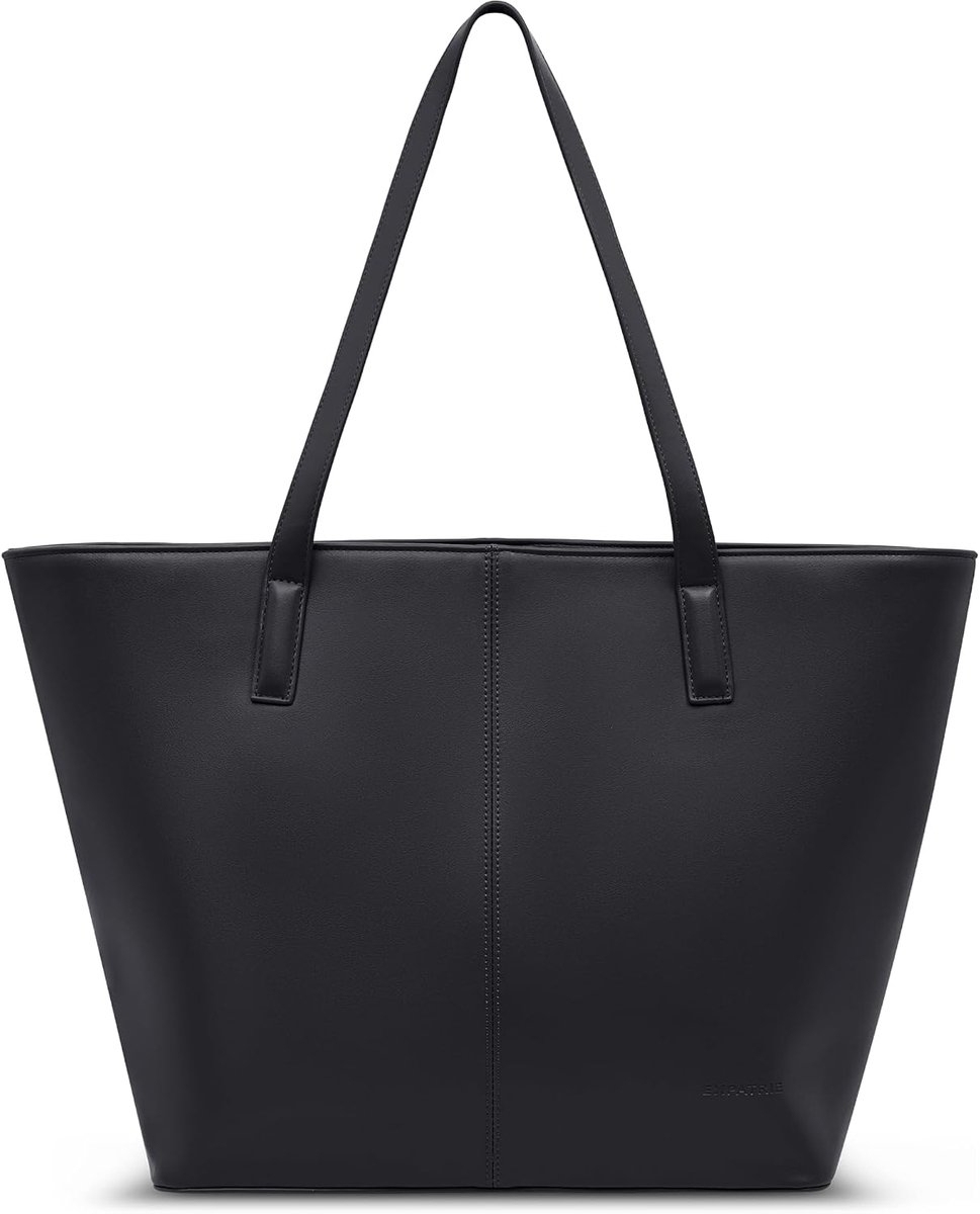 Boodschappentas Dames 15 inch - Kunstleer - Elegante schoudertas - Geschikt voor kantoor of school - SnelShoppen