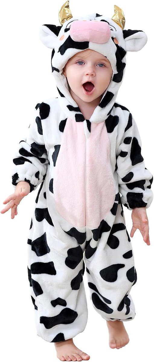 Baby Bodysuits 2-36 maanden - Zacht flanel - Met capuchon - Ideaal voor feestjes - SnelShoppen