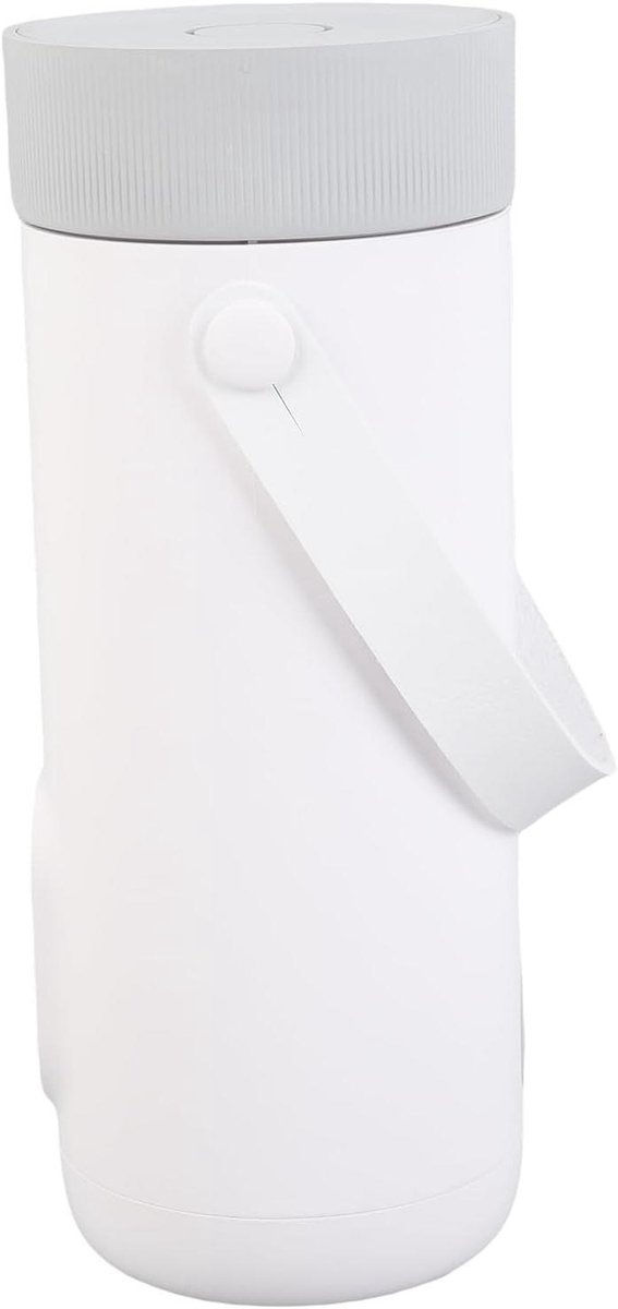 Reis Waterkoker - Kleine Theekoffie Ketel - Warm Water Meenemen - 12 Uur Isolatie - 350 ml - Zwart