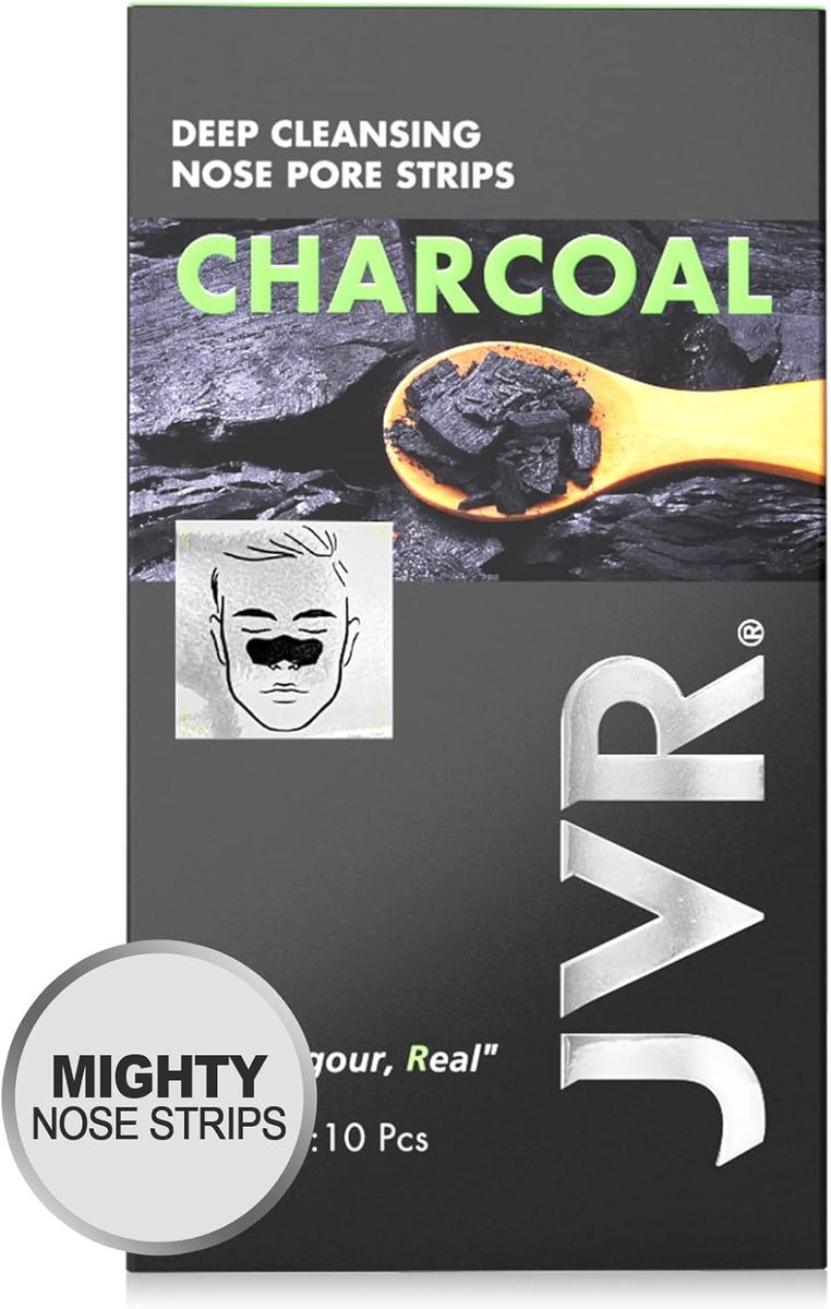 Pore strips pack van 10 - actieve kool - verwijdert mee-eters en onzuiverheden - voor een schone neus - SnelShoppen