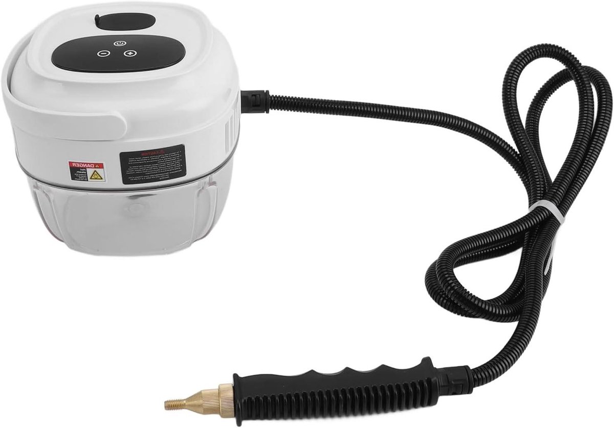 Hoge Druk Stoomreiniger - Handstomer Reiniger - Grondig Reinigen - 1500ml Tank Capaciteit - Handheld Design - Wit