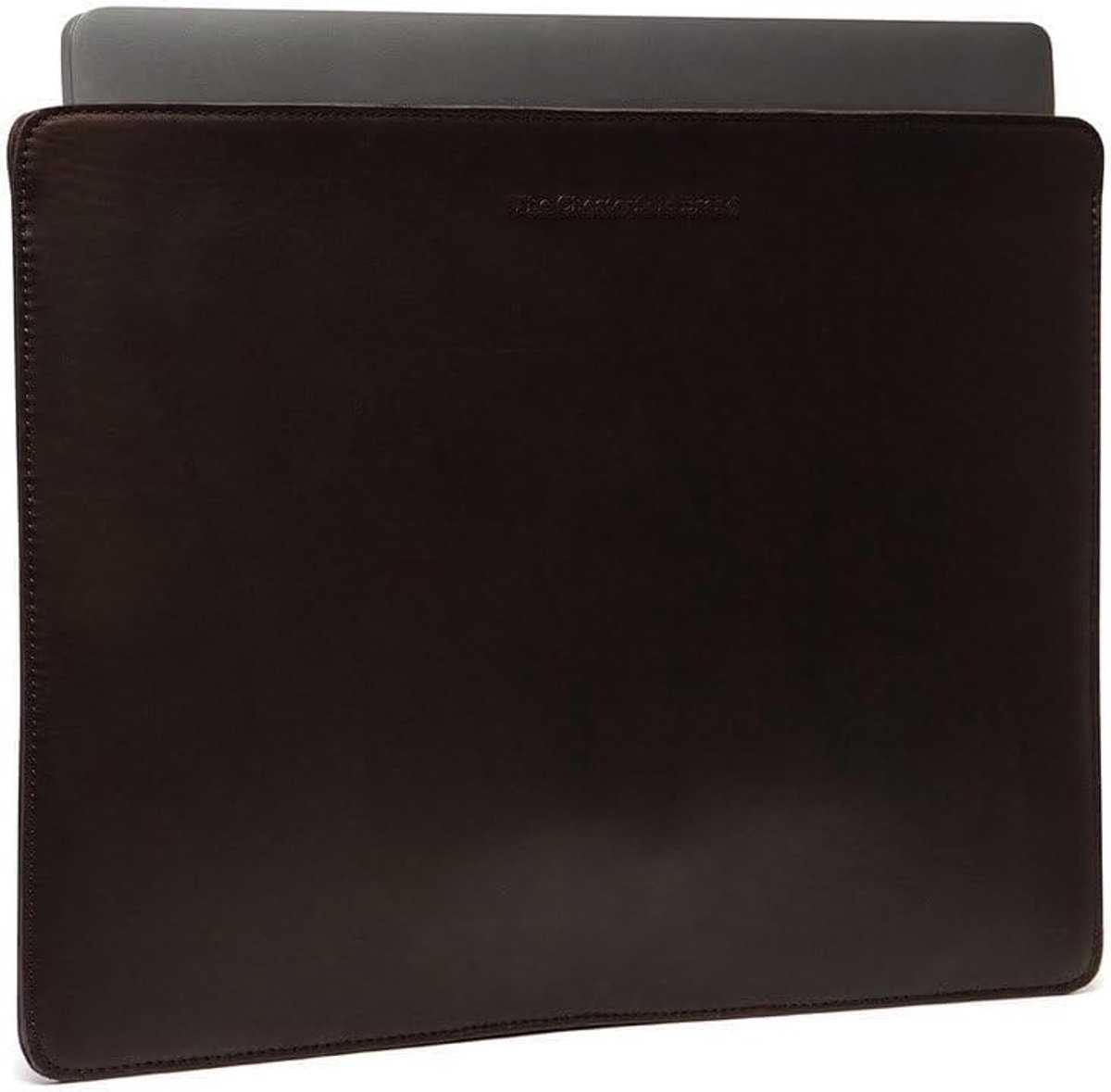 Laptop sleeve 15 inch - bruin wax pull up leer - klassieke uitstraling - perfect voor onderweg - ShopVlot