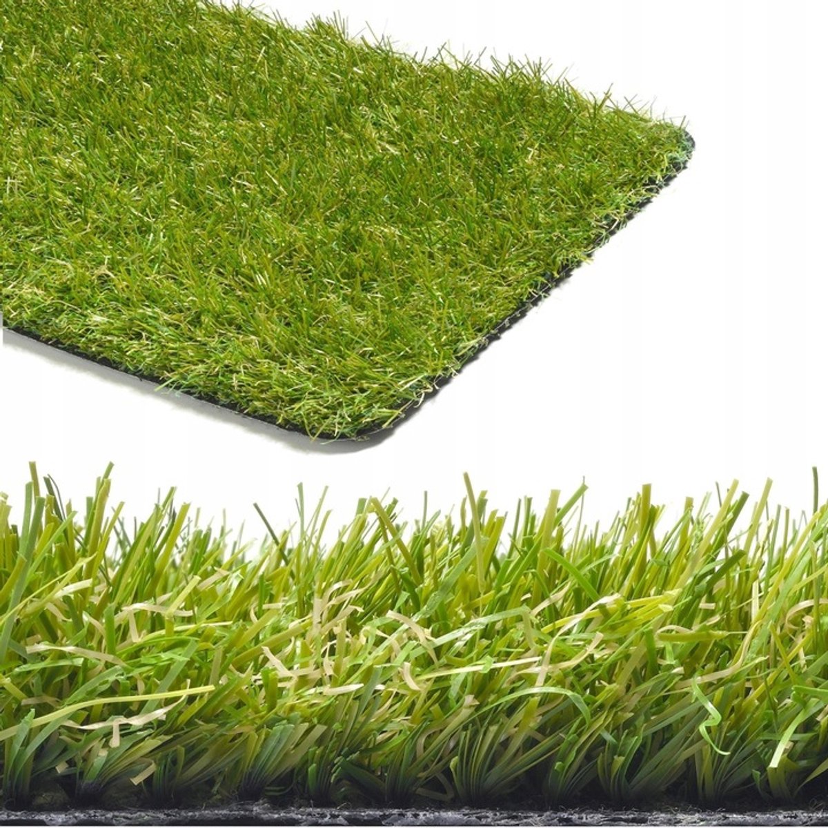 Kunstgras Rol 4m Breed, 37mm Hoog - UV Bestendig - Tuin & Balkon
