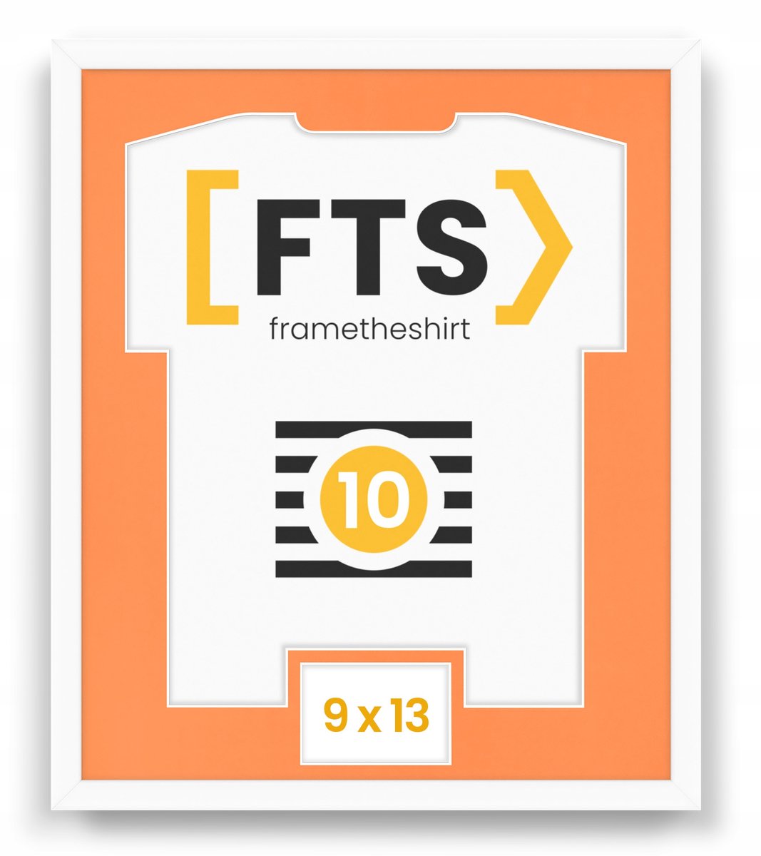 Merkloze sportshirt fotolijst met raam - cadeau voor verzamelaars