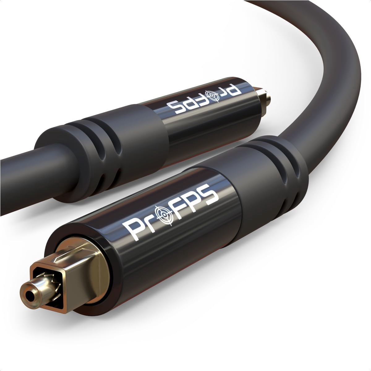 Toslink optische kabel 3 meter - flexibele PVC - 24K vergulde connectors - storingsvrije geluidskwaliteit - SnelShoppen
