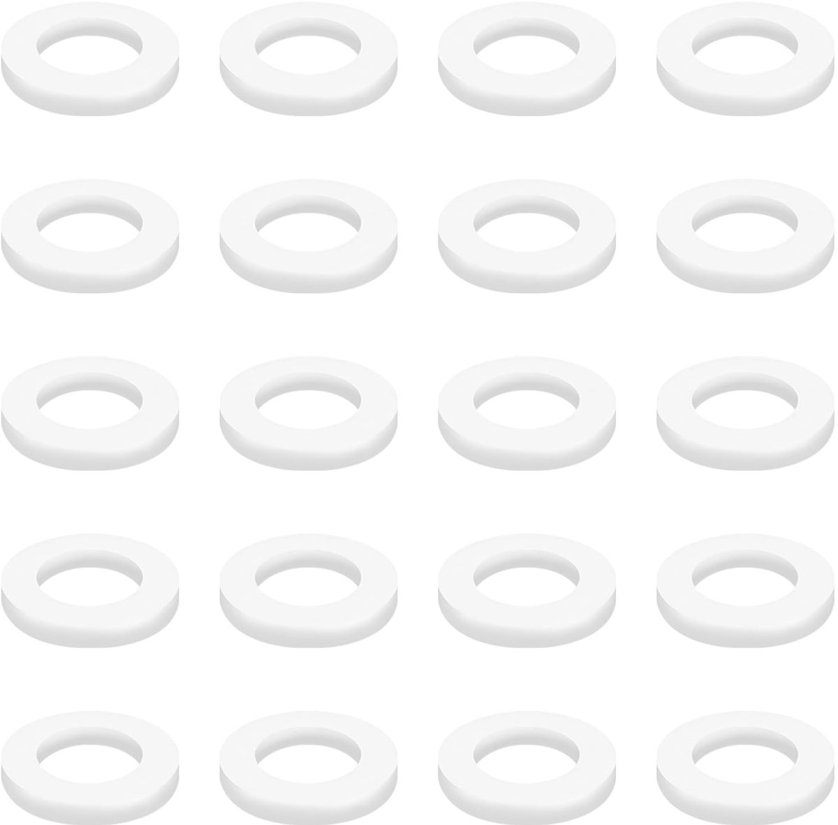 Platte ring pakking, binnen Ø 6 mm, buiten Ø 12 mm