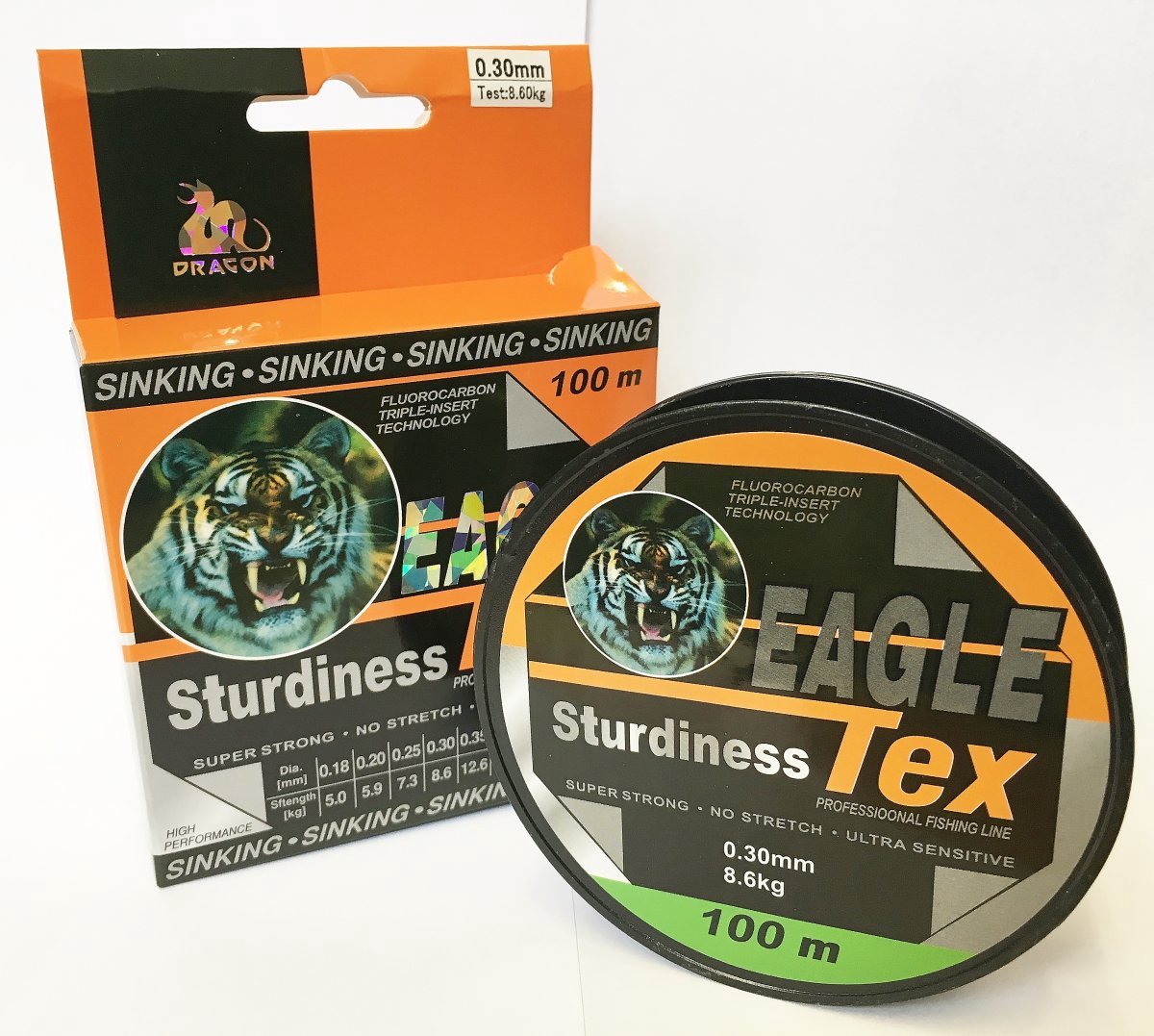 Fluorocarbon vislijn 100 m - monofil koord - 0,40 mm - 15 kg draagkracht voor optimale stealth - SnelShoppen