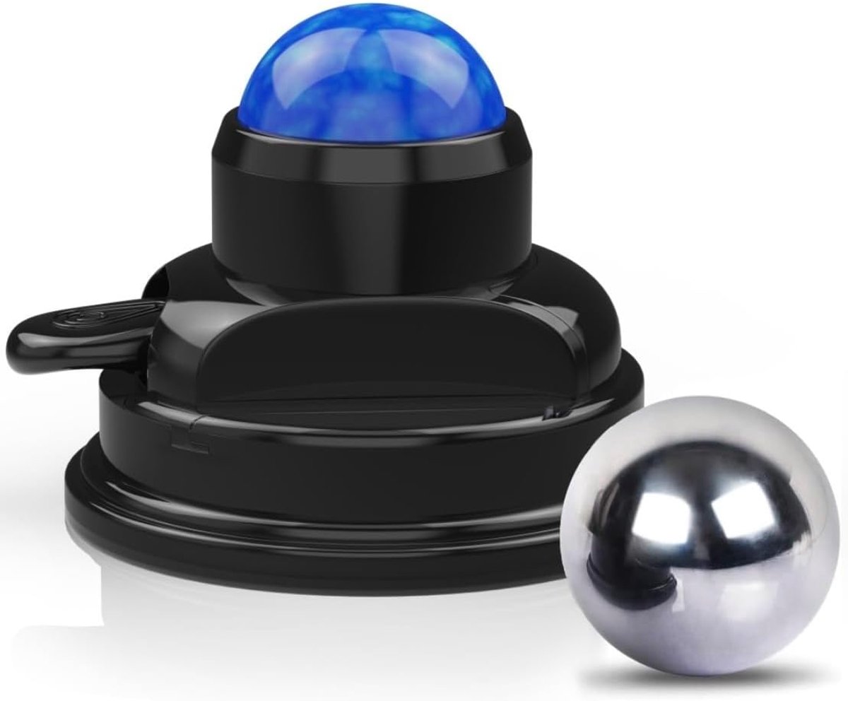 Massagebal 360 graden - dubbele functie - ergonomisch handvat - ideaal voor ontspanning - SnelShoppen