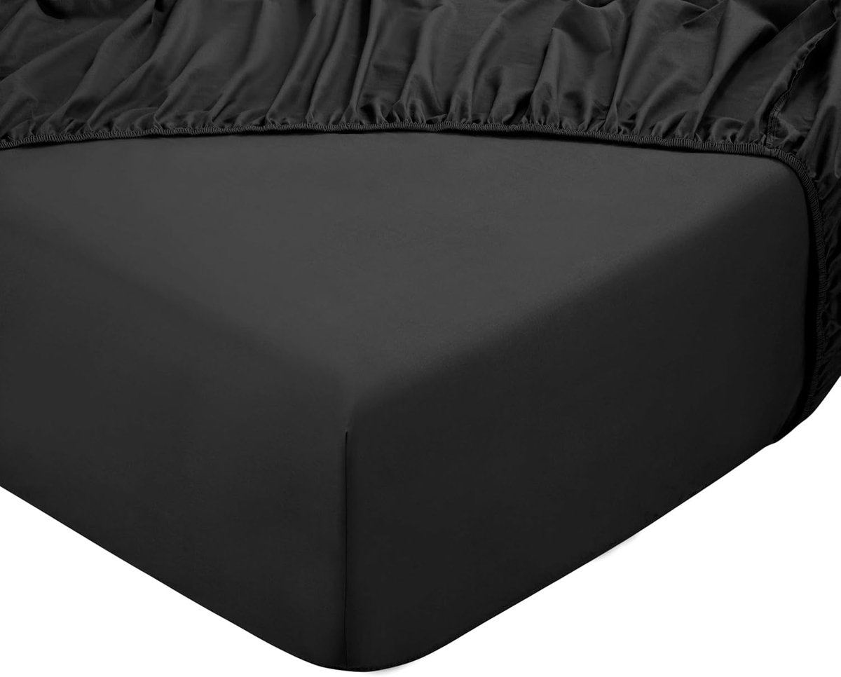 Fitted sheet 90x200 cm - 100% natuurlijk katoen - zacht & ademend - perfecte pasvorm - SnelShoppen