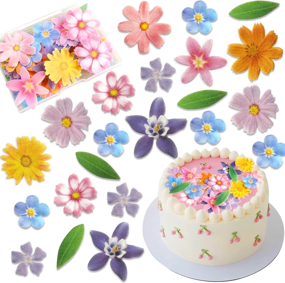Bladeren Taart Decor(60)