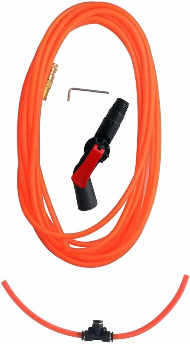 Interne slang voor telescopische steel tot 11 m - flexibele verlengslang - geïntegreerd voor reiniging - SnelShoppen