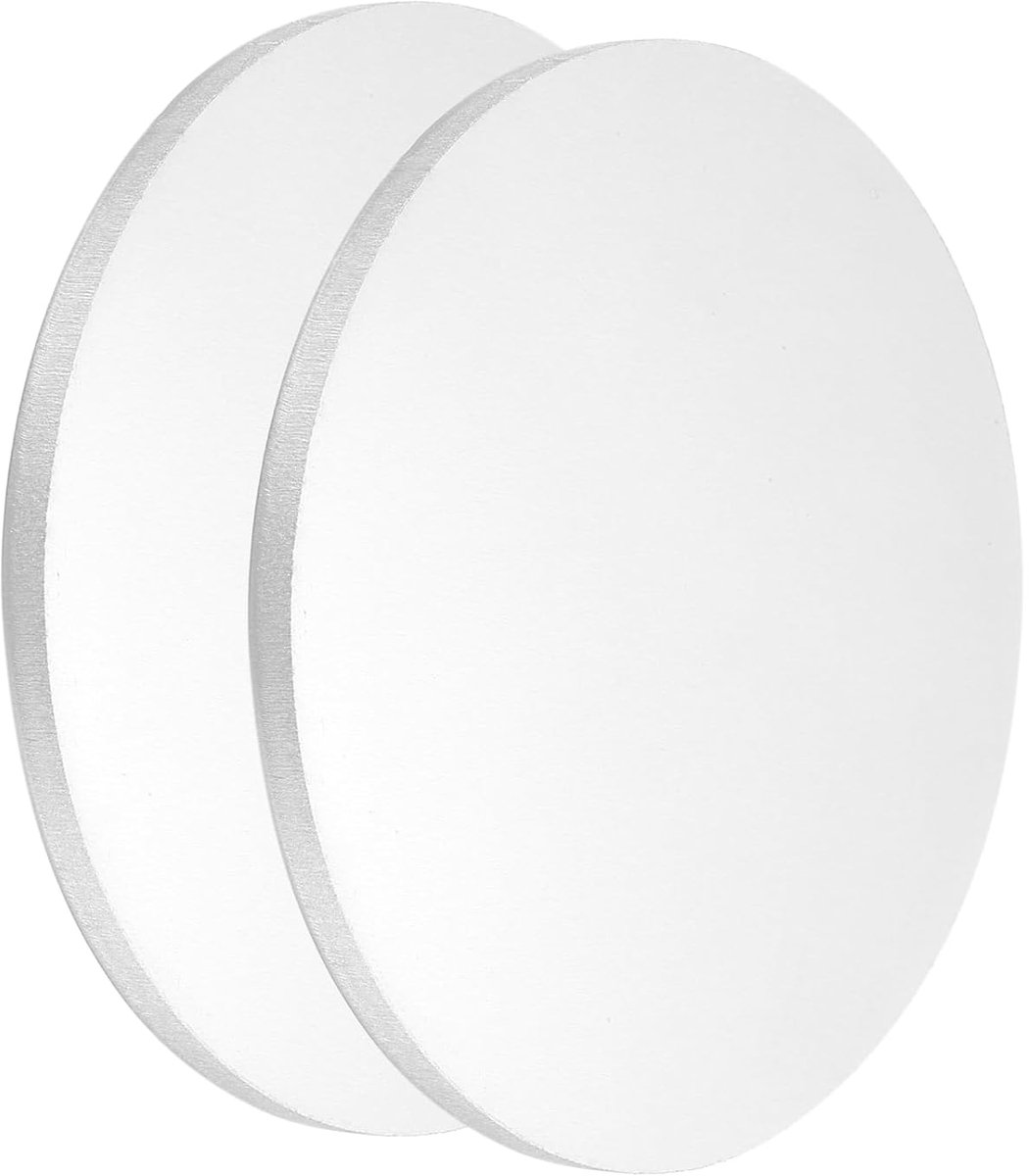 2 stuks aluminium schijven, 80 mm, diameter 0,16 inch (4 mm), dikte 5052 ronde aluminium platen, ronde platen voor metalen stempelen